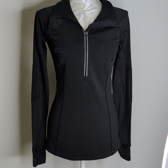 Lululemon Run Toasty Tech Pullover Black Women's Size 4 - Picture 4 of 12